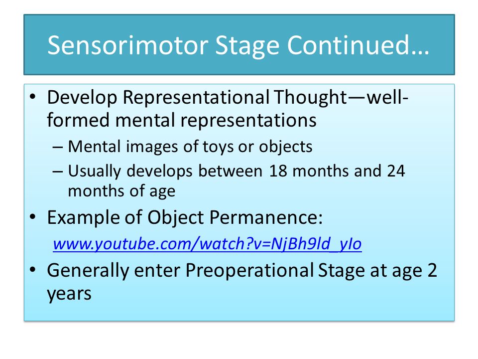 Piaget representational clearance thought